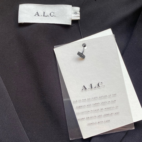 NWT A.L.C Pleated Midi Dress - Picture 3 of 5